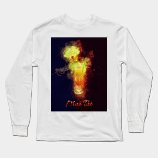 Mai Tai Cocktail Drink Happy Hour Party Long Sleeve T-Shirt